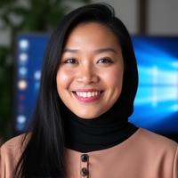 Potret profesional Cik Siti, Pakar Retouching & Pasca Produksi Mutiara Foto